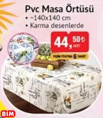 PVC MASA ÖRTÜSÜ PVC MASA ÖRTÜSÜ